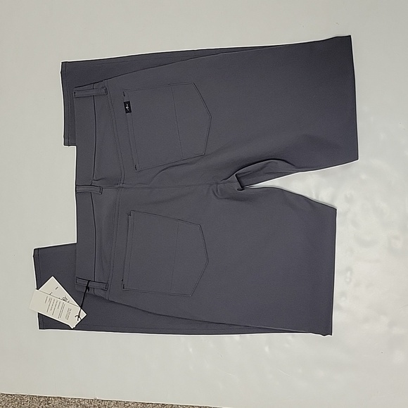 7 For all Mankind Adrien 5 pocket tech series pants men's sz 30 grey NWT - Picture 2 of 5